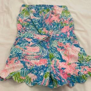 Lilly Pulitzer scalloped romper